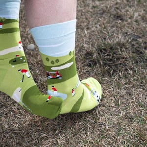 Herrstrumpor | Golf Scene | Friday Sock Co Omaka Strumpor | Golfare | Golf | Golfbana | Golftema Presenter | Golfstrumpor bild 6