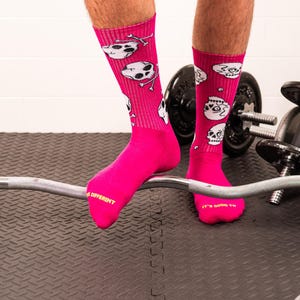 Men&#39;s Athletic Socks | Skulls Silly | Friday Sock Co. Mismatched Socks | Sport Socks | Organic Cotton | Funny Skeleton | Spooky Socks