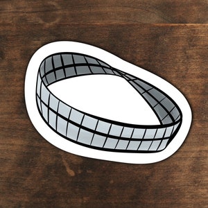 Möbius Strip Vinyl Sticker: Math & Science Decor