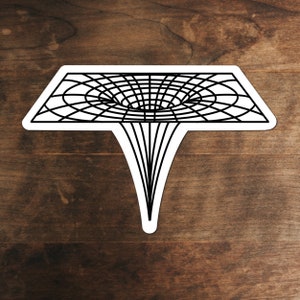 Black Hole Illustration Sticker