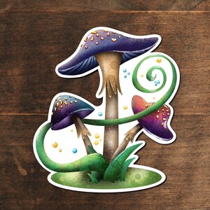 Colorful Magic Mushroom Sticker