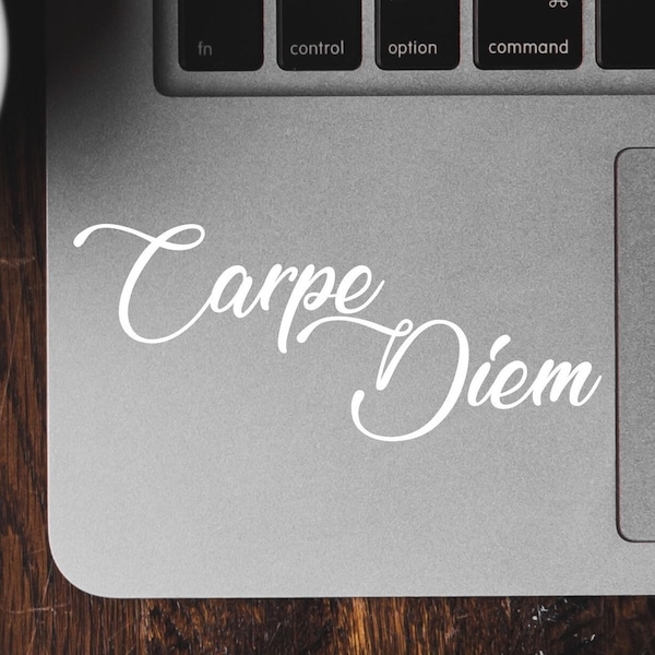 Carpe Diem decal | decal for laptop | decal for car