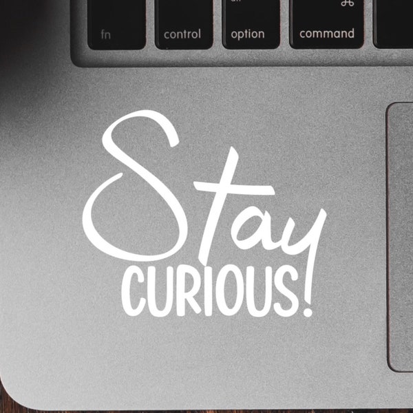 Stay curious decal | decal for laptop | decal for car