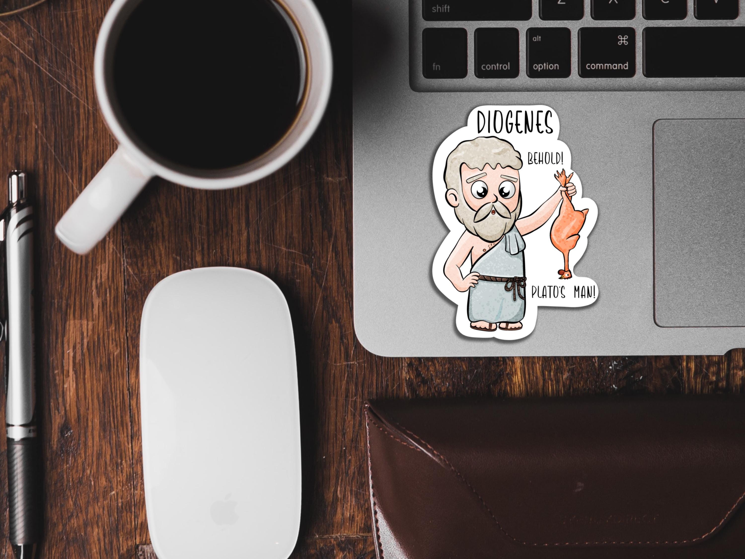 Diogenes the Cynic Sticker Set | Behold! Plato’s Man | Philosophy ...