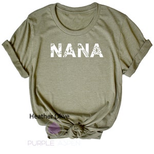 Camisa Nana/T-shirt Nana/Presente para Nana/Camisa da Avó/Camisa para a Avó/Nova Camisa da Avó/Nova T-shirt da Avó/Tshirt Nana