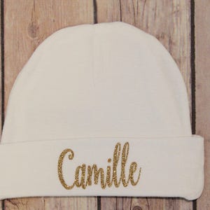 Personalized Newborn Hat, Baby name hat, baby hat, Newborn baby hat, Newborn baby name hat, baby name hat, Personalized baby hat
