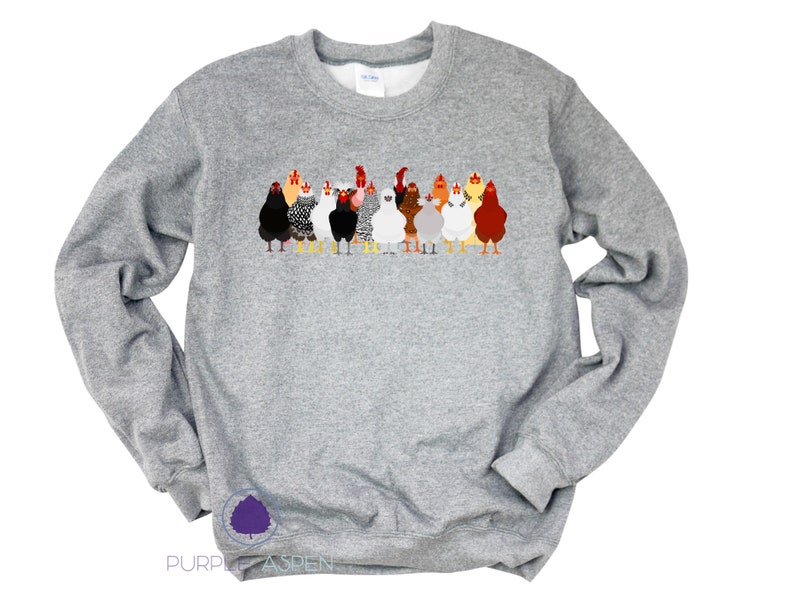 Chicken Sweatshirt / Chicken Lover Sweatshirt / Chicken - Etsy