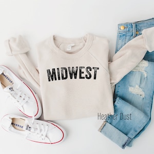 Midwest Sweatshirt, Retro Sweatshirt, Oversized Sweatshirt, Hipster Sweatshirt, Midwest is beste shirt / Midwest Lover / Midwest