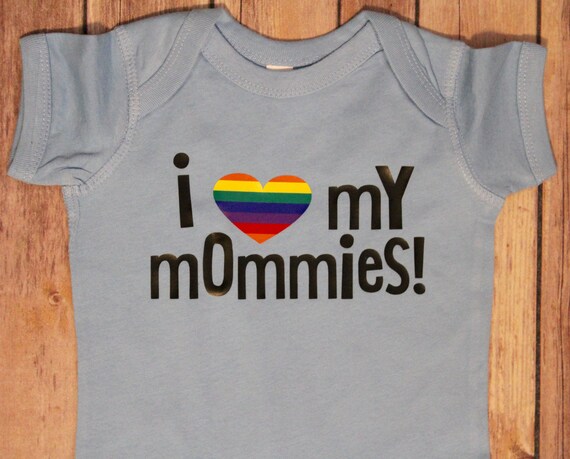 I Love My Mommies Two Moms Pride Lgbt Tshirt I Love My Mommies Two Moms Pride Lgbt Tshirt