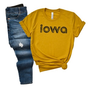 Iowa Shirt // Iowa T Shirt // Iowa Love // Born In Iowa // Iowa Home // Home Iowa // Love Iowa // Iowa Shirts // Iowa clothing