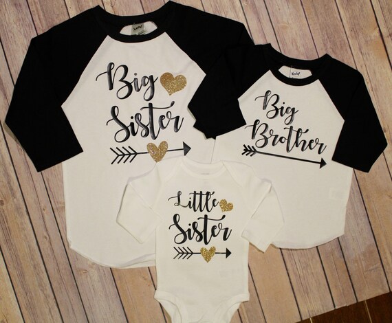 big sister little sister little brother shirts