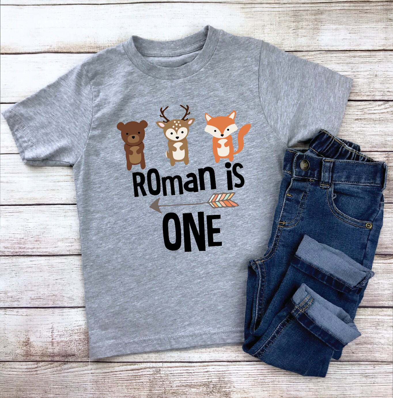 personalized first birthday shirt boy