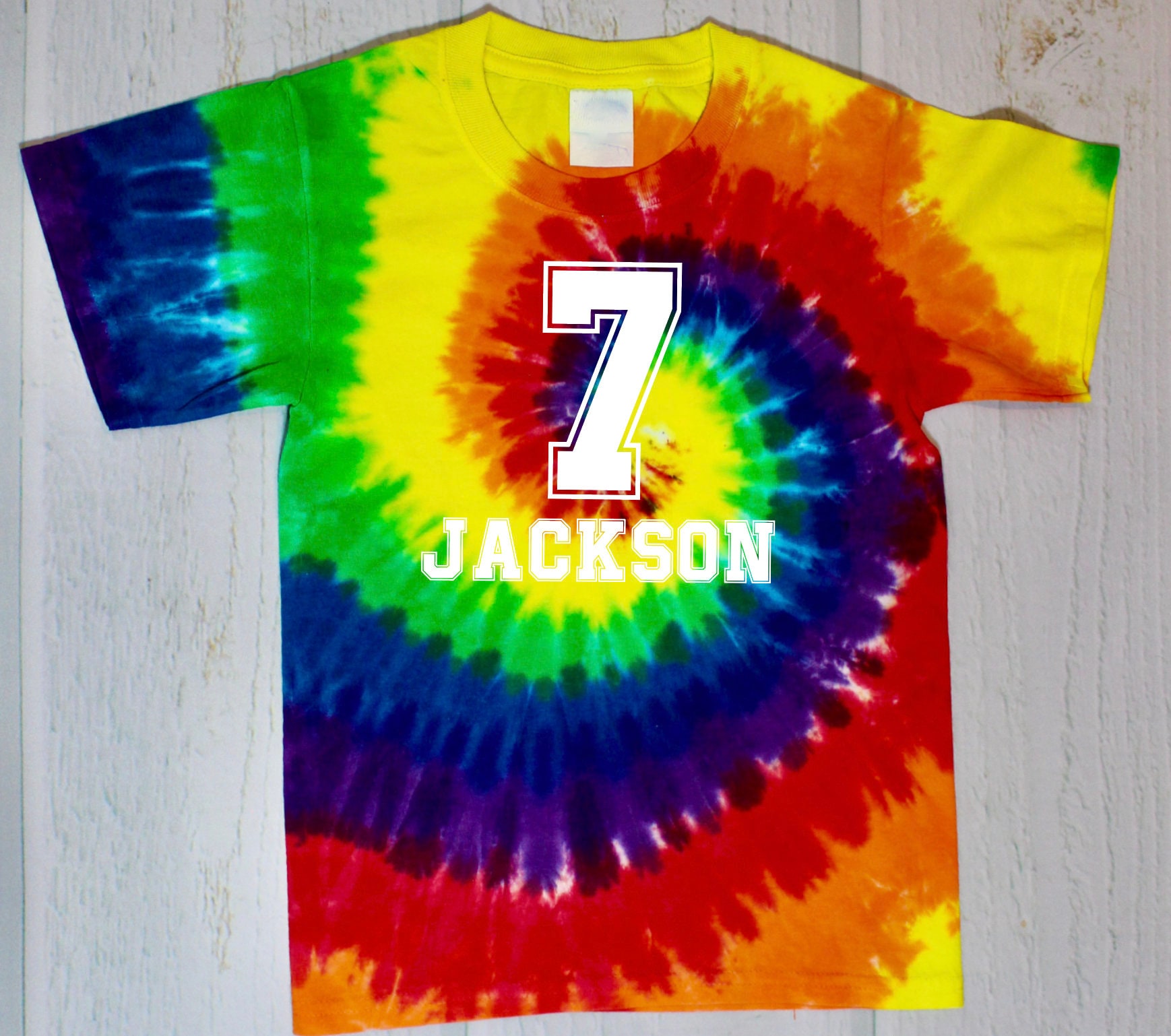 Seven Birthday Shirt/Personalized Boys Seventh Boy 7 Tee