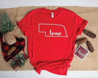 Nebraska Home Shirt // Nebraska  Home T Shirt // Nebraska Love // Born In Nebraska // Nebraska Home // Home Nebraska // Love Nebraska