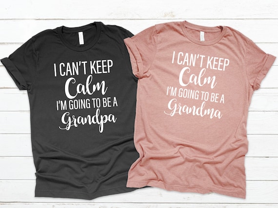 Grandma and Grandpa Shirts / I Can't 