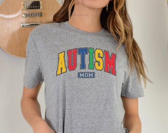 Autism Mom tee / Autism tshirt / Autism mama / mama shirts / gift for mama / gift for mom / floral mom shirt / Autism Mom T-shirt / autiism