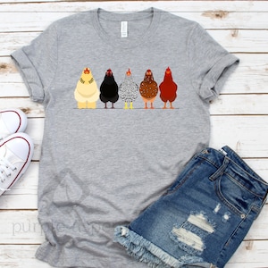Chicken Shirt / Chicken Clothing / Chicken T Shirt / Women's Chicken Shirt / Chickens / Love Chickens / Chicken Love / Chicken Tee Shirt