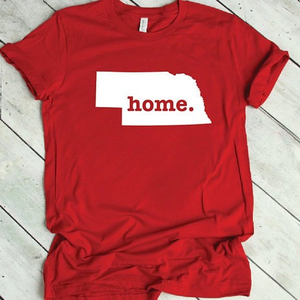 Nebraska Home Shirt // Nebraska  Home T Shirt // Nebraska Love // Born In Nebraska // Nebraska Home // Home Nebraska // Love Nebraska