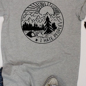 I hate people Shirt / I hate people / Hate People / Social Distance / I don&#39;t like people / Introvert shirt / i don&#39;t like people
