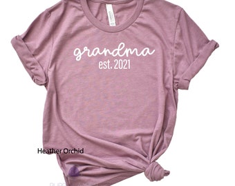 Grandma Shirt  Grandma set 2021 shirt  Gift for Grandma  Grandma Shirt  Shirt for Grandma  New Grandma Shirt   New Grandma Tee