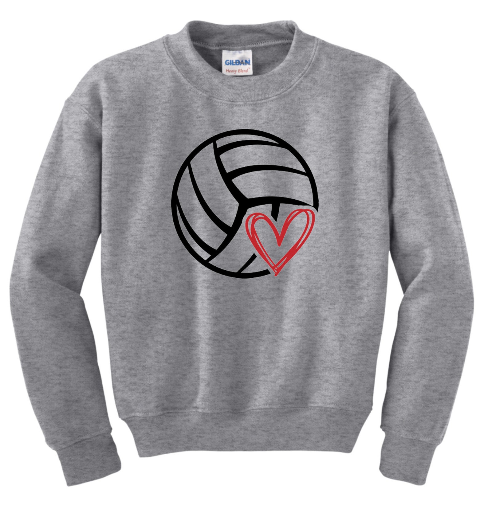Volleyball Sweatshirt Love Volleyball Sweatshirts Girls Etsy