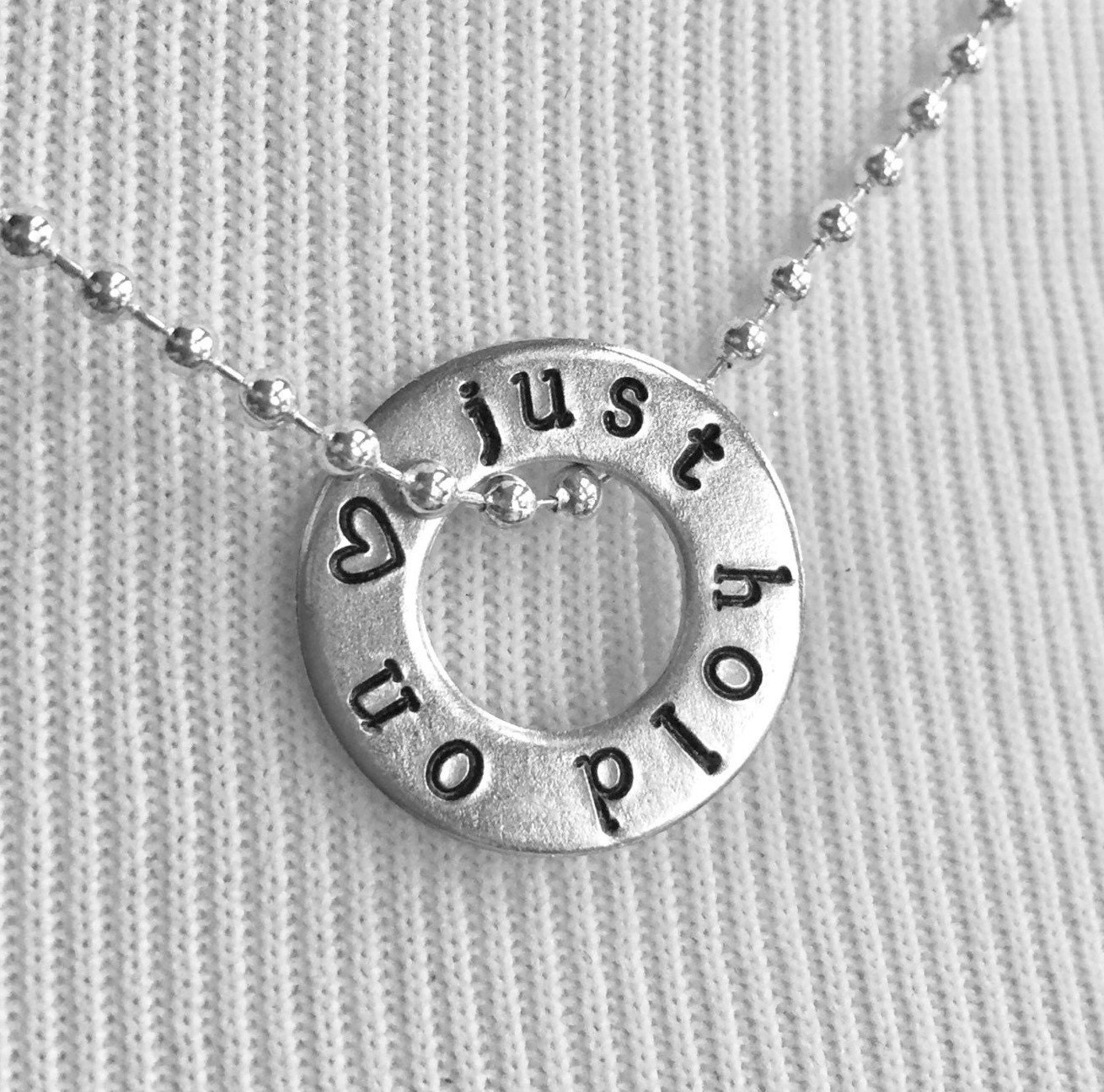 Louis Tomlinson Lyric Necklace or Keychain, Just Hold On, Hand Stamped, One  Direction, Fandom, Band, Song Jewelry