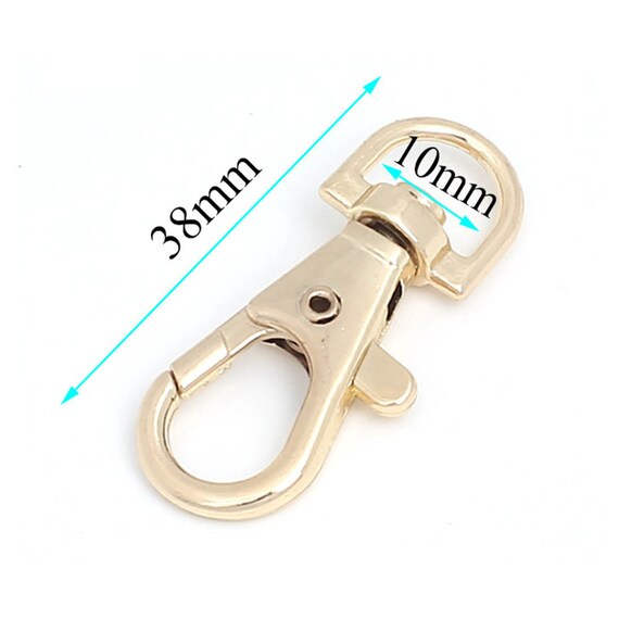 Jo's Lobster Clasp Swivel Snap Hook for Handbag, Purse, Laptop Bags,  Keychain (2 Pieces - Lobster Clasp Size - 5.9 cm*3.0cm) DIY Accessories etc  (Black Nickle) : Amazon.in: Home & Kitchen