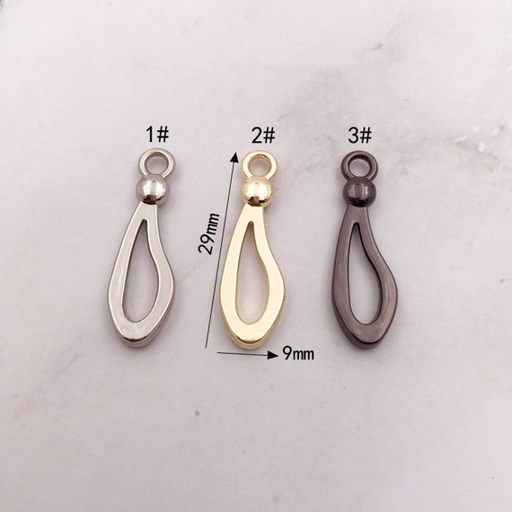 10/20Pcs 5# Decorative Zipper Pulls Charms for Metal Nylon Resin Zips Bag  Clothes Zip Slider Head DIY Sewing Cursors Accessories