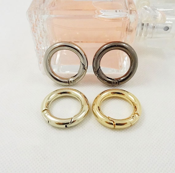 2 PCS Golden Round Lobster Clasp, Purse Clasp, Purse Chain Strap Clasp, Key  Clasp, Replacement Connector Bags Clasp, High Quality 