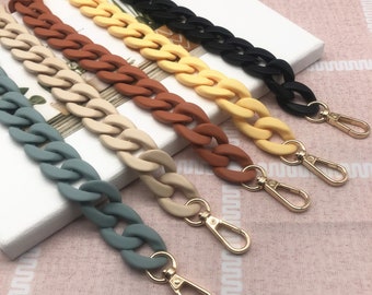 SSMDYLYM Acrylic Resin Bag Strap for Shoulder Bag Plastic Handbag Chain Strap Detachable Belts Handles Chain Bag Accessories Size : 40cm SSMDYLYM Acrylic Resin Bag Strap for Shoulder Bag Plastic Handbag Chain Strap Detachable Belts Handles Chain Bag Accessories Size : 40cm