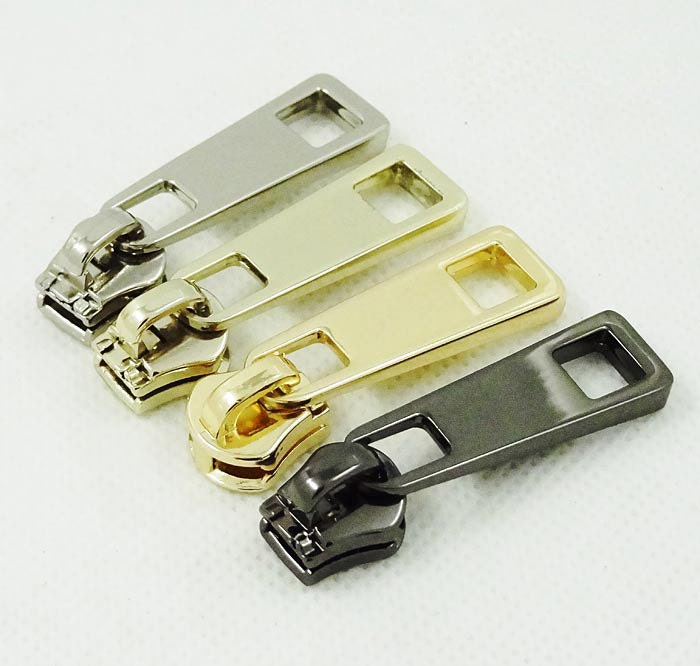 3 PCS Golden Metal Zipper Pull, Bags Zipper Pull, Replacement Zipper Pull  for Special Metal Zipper Teeth, High Quality 