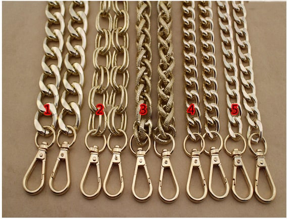 10mm Metal Purse Chain, Replacement Strap, Bag Handle Chain, Crossbody  Handbag Strap, Chain Strap With Square Clasps, Shoulder Strap Chain 