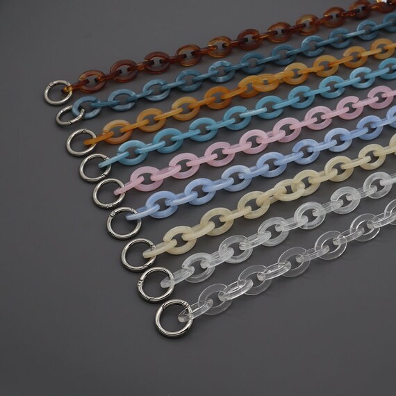 Acrylic Chain Bag Chain Purse Chain Bag Handle Bag Strap Plastic Handles  for Bag 