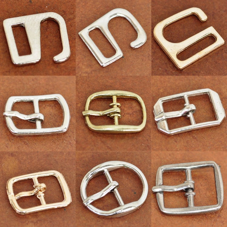 Small Pin Square Metal Shoe Buckles Shoe Clip Belt Adjust Metal
