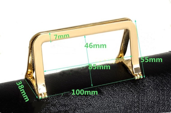Horseshoe Handbag Connector 10pcs Bag Hardware Light Gold Metal