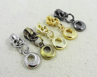 10PCS Golden Zipper Pull, Purse Zip-Fastener,Nice Purse Hardware Used For Handbag With High Quality, Whole Sale, DIY