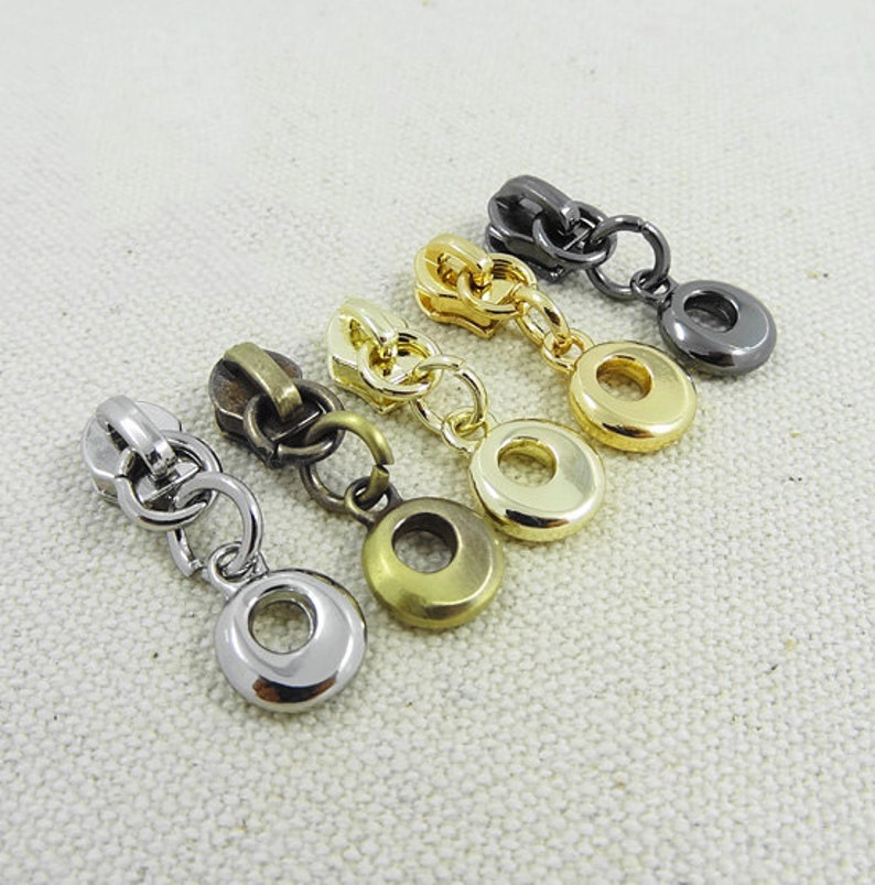 10PCS Golden Zipper Pull Purse ZipFastenerNice Purse Etsy
