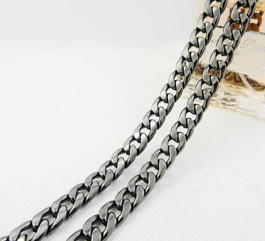 12mm Golden Purse Chain, Purse Strap, Korea Style Curb Chain, Chain Strap,  Bag Chain, Replacement Chains 