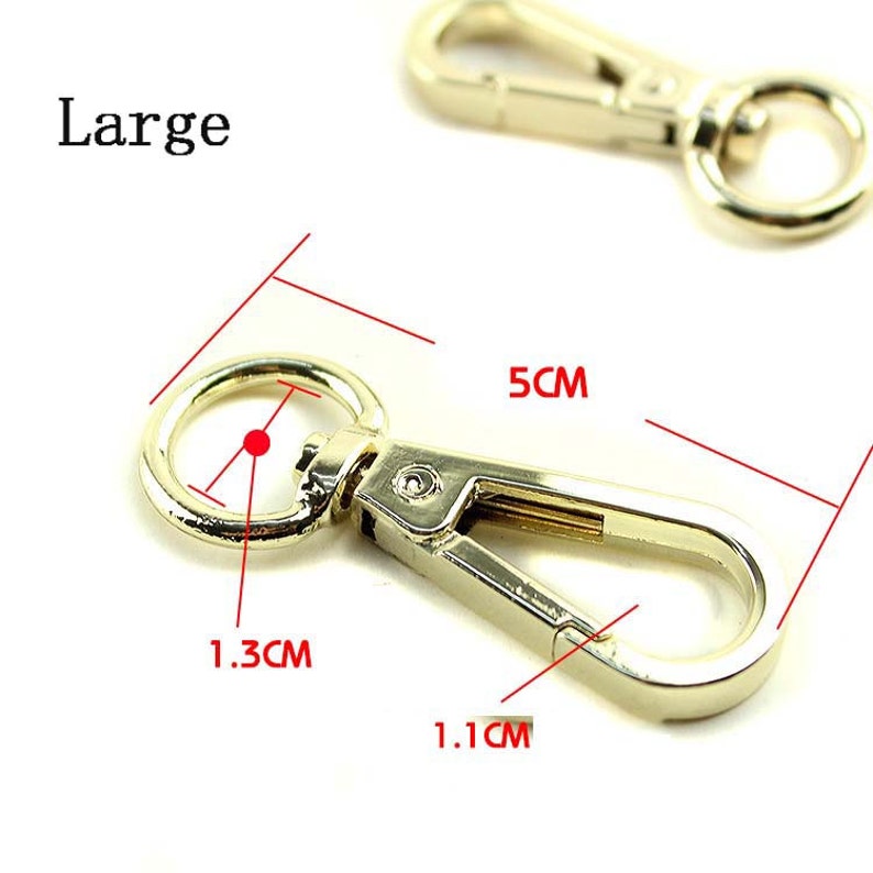 2PCS Gunmetal Purse Hook Metal Key Hook Strap Hook Chain Etsy