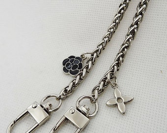 Purse Hardware Handbag Hardware Supply 6mm Silver Chain, Purse Chain Strap, Lady Bags Chain, High Quality Wheat Chain, Replacement Chains,