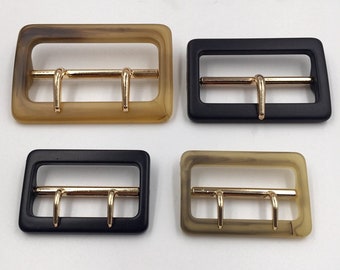 High Quality Resin Buckle With Zinc Alloy Pin Fashion Garment Accessories Adjustment Buckle Windbreaker Button DIY Making Supply Wholesale