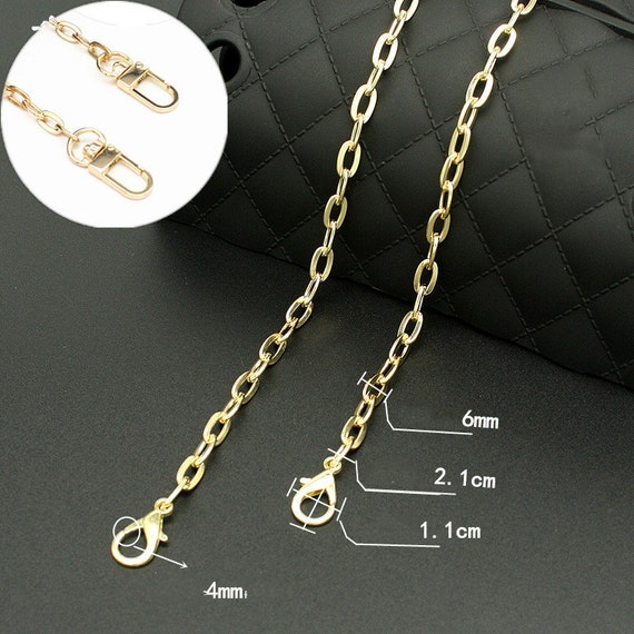 EliteMHardware 6mm Fashion Gunmetal Purse Chain, Black Bag Chain, Purse Strap, Chain Strap, Replacement Chains, High Quality