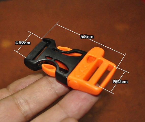 6PCS 20mm Plastic Backpack Buckle,strap Buckle,nice Whistle Buckle