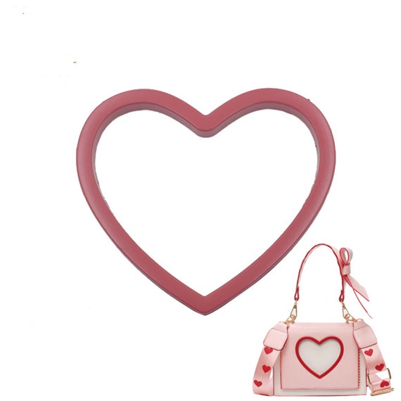 Heart Shaped Crossbody Bag With Floral Embroidery | Little Luxuries Designs