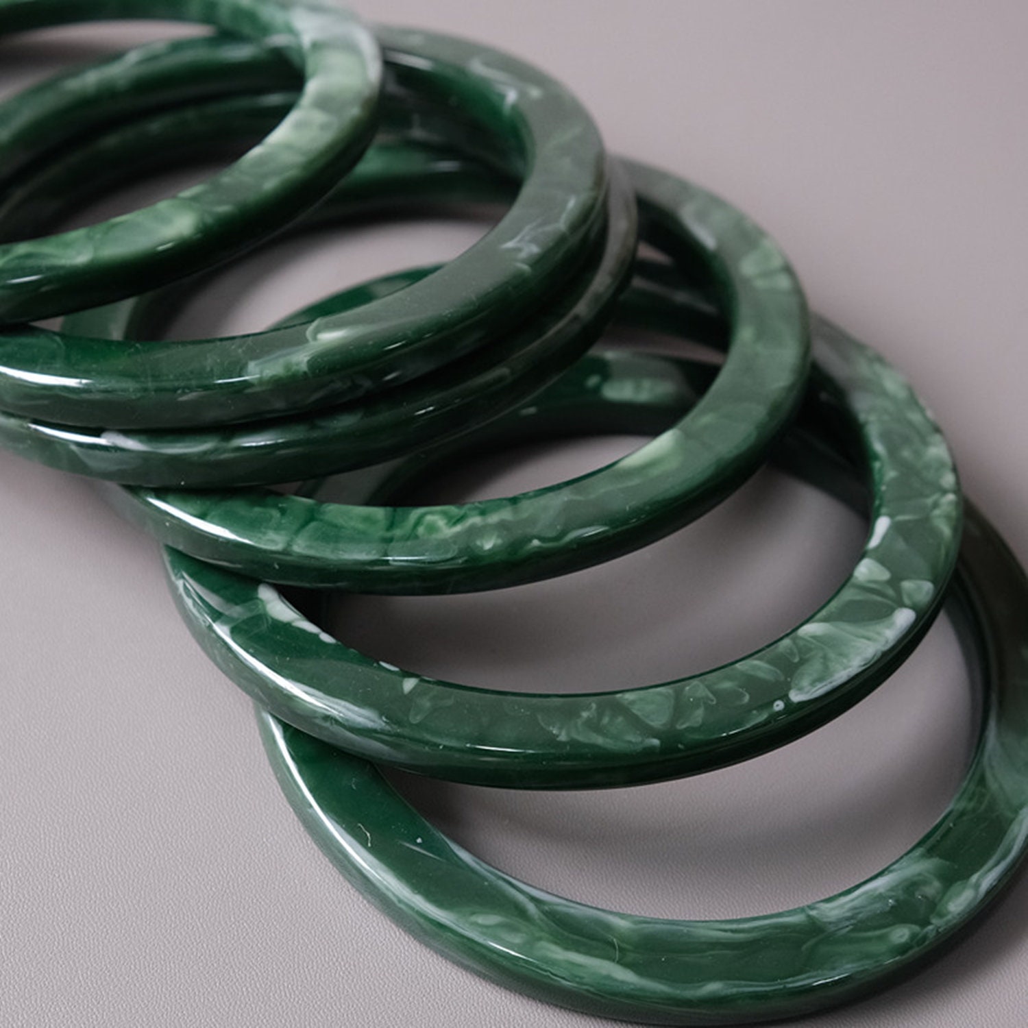 11.5cm Retro Purse Handle Acrylic Round Handle Purse DIY Etsy