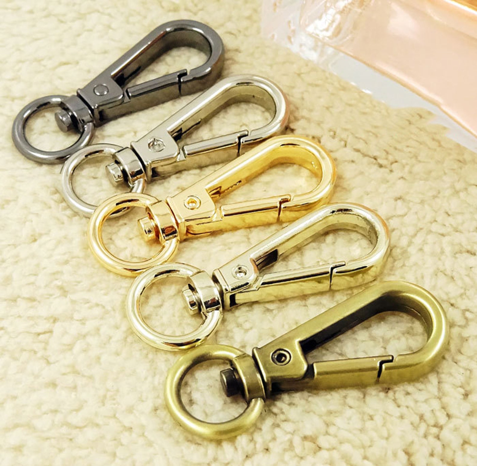 2 PCS Golden Big Size Dog Hook Snap Hook Lobster Clasp Etsy