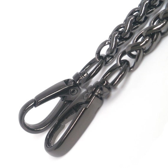 DIY Handbag Chain 8mm Bag Strap Fashion Plating Gold Tone Curb Chain 35.4 Inches