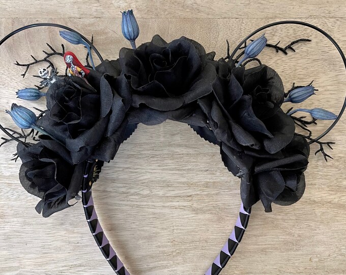Nightmare Before Christmas Ears, Mickey Ears, Jack Skellington Ears