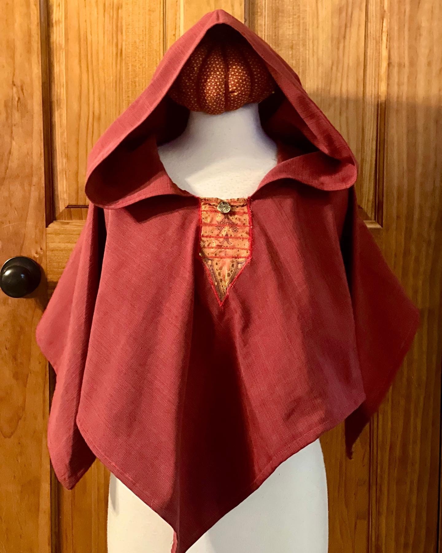 Burgundy Poncho Cape - Etsy