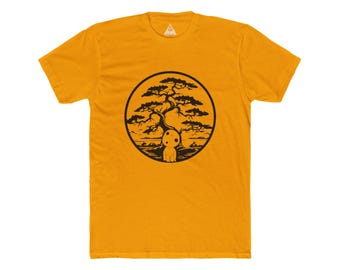 Maglietta Ghibli Kodama Forest Spirits, maglietta unisex, regalo per gli amanti degli anime, maglietta Studio Ghibli, maglietta con grafica naturalistica, top di animazione giapponese